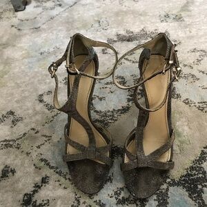 B by Brian Atwood Laetitia Mixed-Metallic Sandal